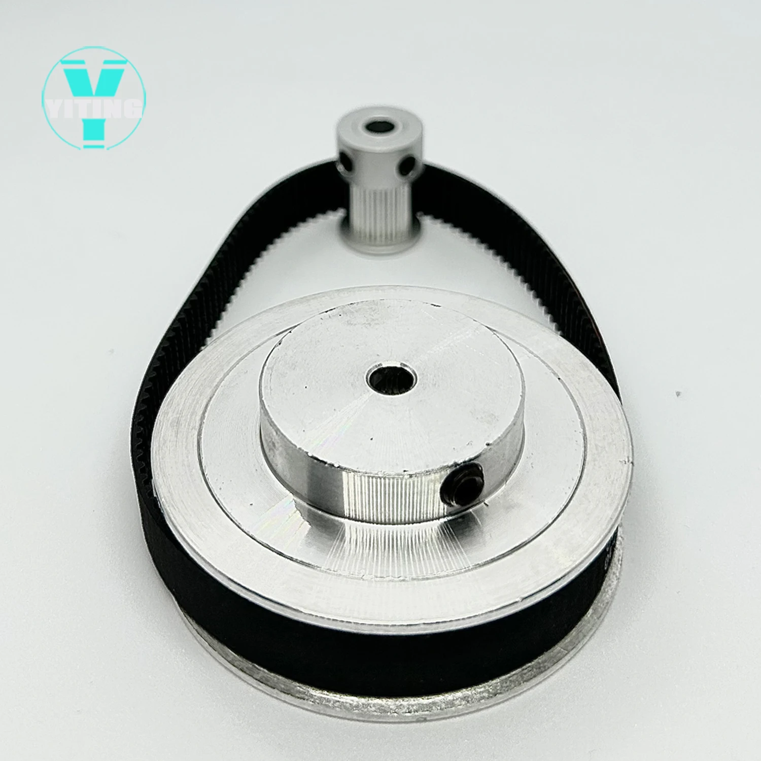 2GT 2M 80Teeth 16T GT2 16Teeth 80T 타이밍 벨트 풀리 세트 벨트 폭 10mm 보어 3.1714mm 5:1 휠 동기 풀리 벨트 키트