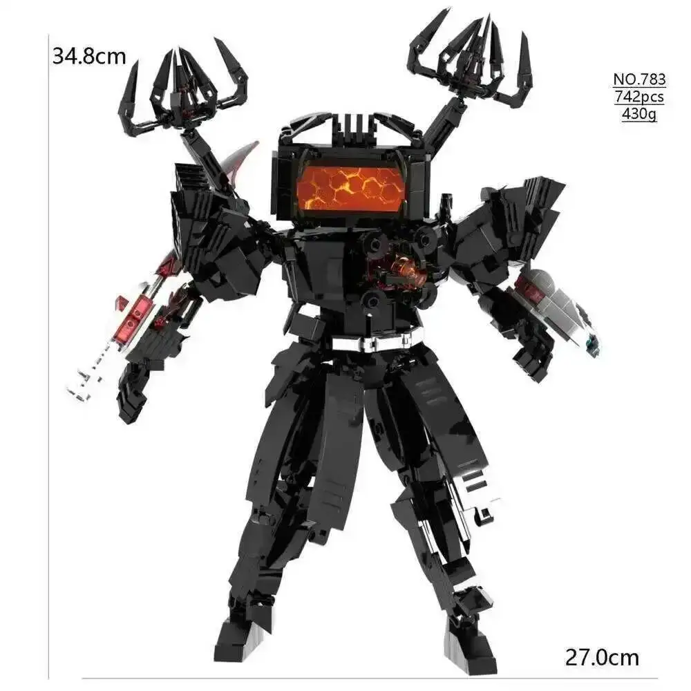 LCTM Costruzione Mattoncini Toilet Titan WC TV Man Figure Building Block Giocattoli Modello Skibidi Scienziato Cameraman Speakerman Uomo Adulti Bambini Fan Action Toy Ragazzi Ragazze Idea Regalo C