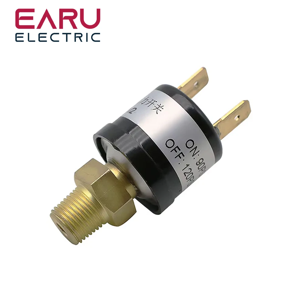 Air Compressor Pressure Control Switch Valve Heavy Duty 90-120 PSI Pressure Controller Sensor Transmitter Transducer Auto Car pressure sensor pressure switch