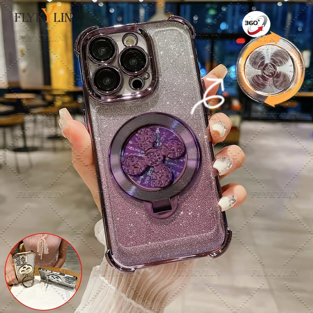 Durable Anti-Shock and Anti-Drop Phone Case with Bracket Protection Cover