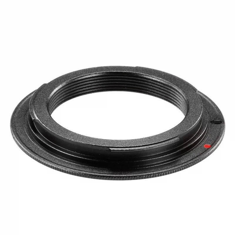 Adattatore Per Montaggio Obiettivo In Metallo Hot-Black, Per Obiettivo M42 Canon Eos Camera / Canon Eos 1D, 1Ds Mark Ii, Iii, Iv, 5D Mark Ii, 7D,Ect,E