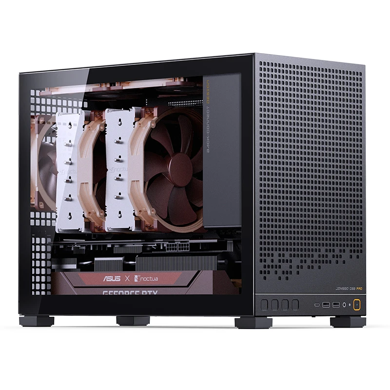 JONSBO D32 STD/PRO Black/White MATX Desktop small case Portable motherboard back to Typr-C 240 water-cooled ITX computer case