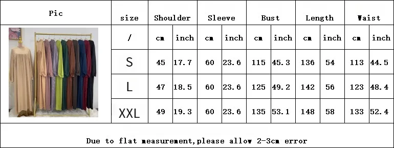 Modest Loose Muslim Dress