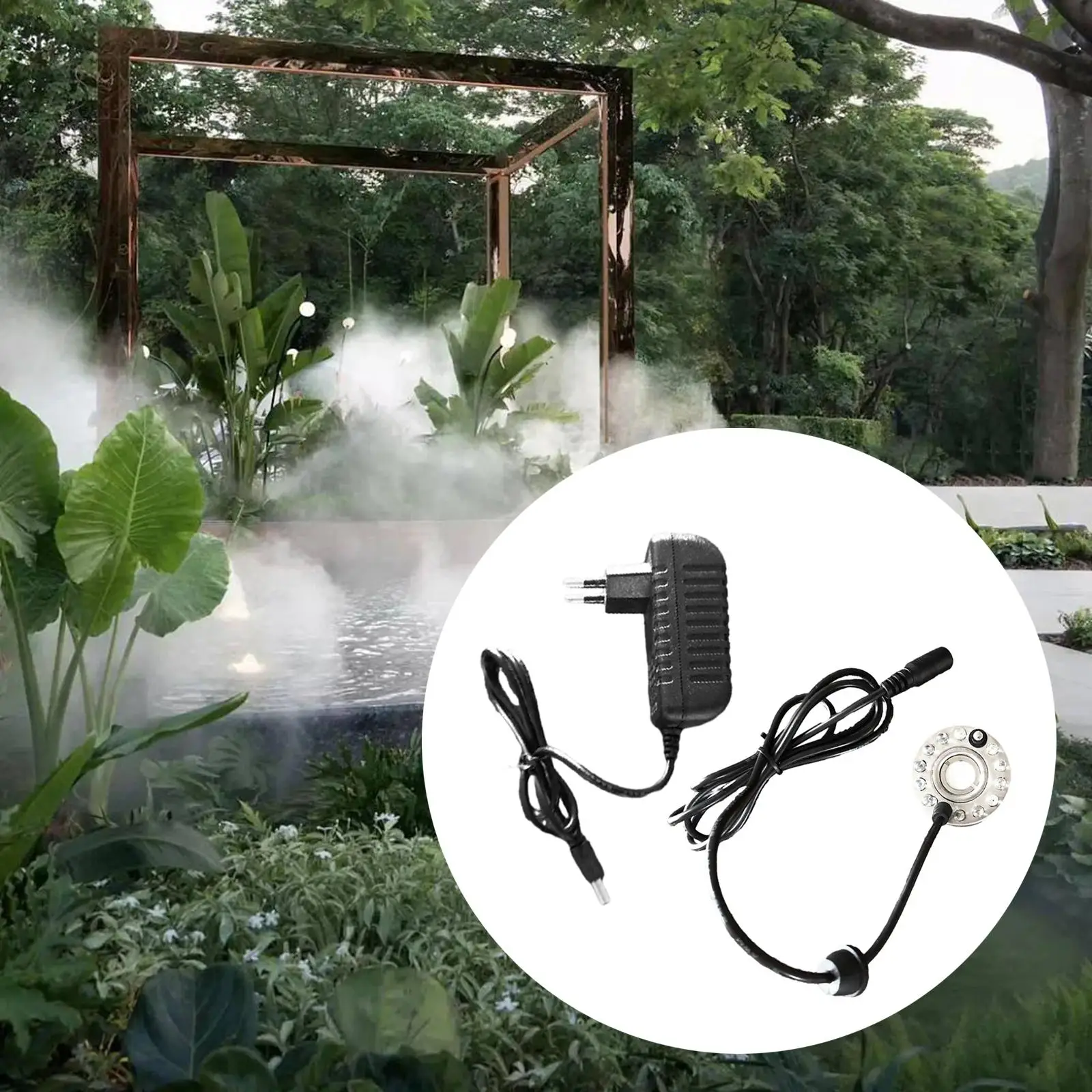 Brumisateur à Ultrasons, Fontaine à Brouillard Avec Lumières