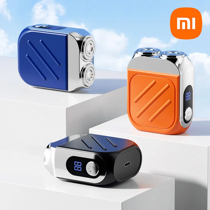 XIAOMI R-21 Electric Razor IPX7 Waterproof Shaving Ultra-clean Dual-head Magnetic Portable Digital Display Electric Beard Knife 5