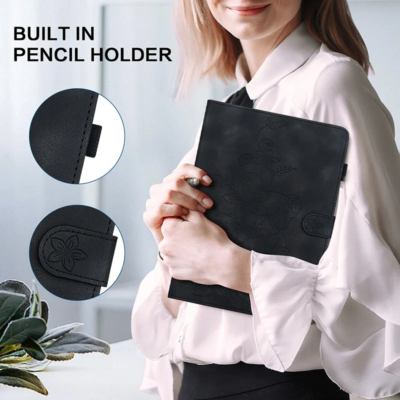 Premium PU Leather Tablet Stand Cover - Elegant, Durable, and Versatile Design