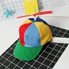 Propeller Cap Hat Helicopter Rainbow Tweedle Dee Dum Pride Fancy Dress Supplies New Fashion Cute interest Gift  LL@17 5