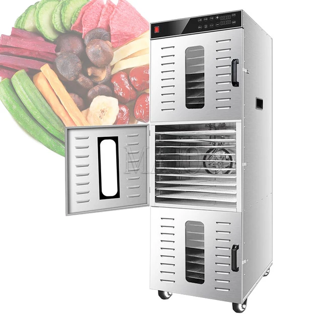 10 Layer Fruit Dryer Food Dehydrator Meat Seafood Food Processing Machine  Commercial Household Vegetables Kitchen Appliances - AliExpress