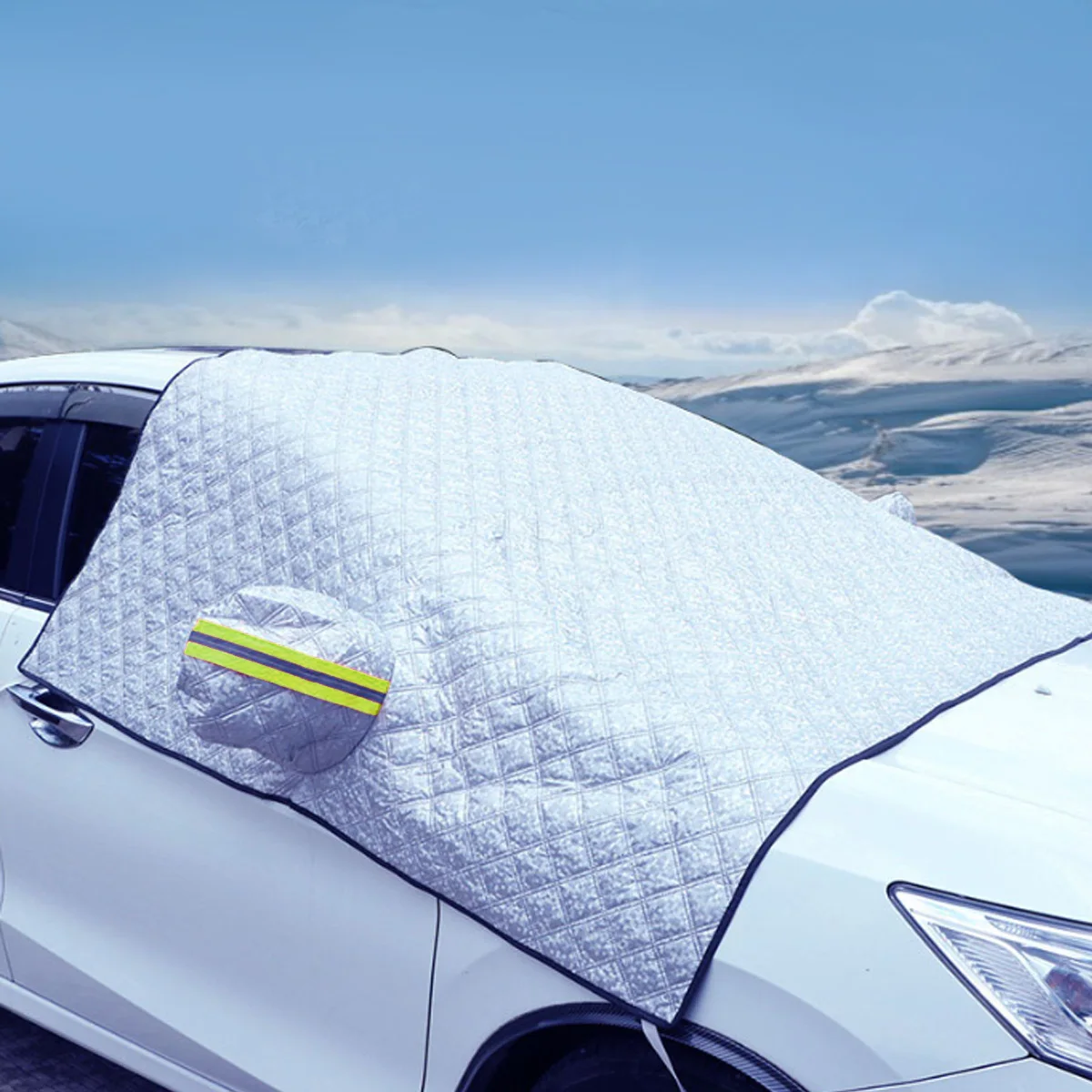 1PC Car Snow Shield Frost Prevention Frost Prevention Front Windshield Sunshade Thickened Snow Shield Car Coat