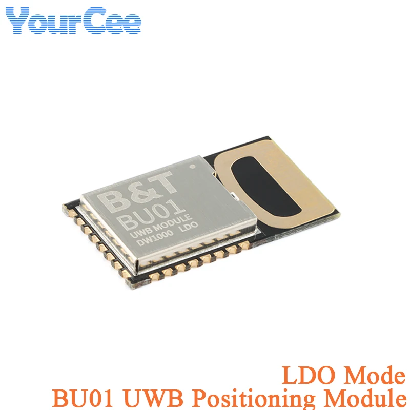 

Модуль позиционирования для помещений BU01 UWB, LDO-режим, положение DW1000, ультра-Широкополосный и короткий диапазон, высокая точность, диапазон 3,3 В