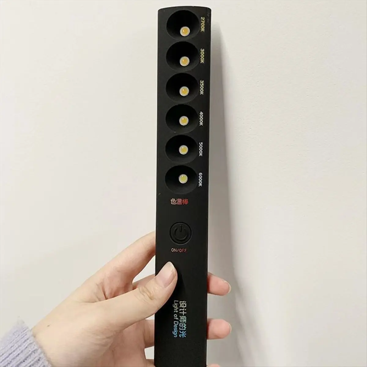 9월 6모드 색온도 램프 스틱 충전식 2700K-6000K 사진 조명 봉 조명계 모션센서 라이트툴,A