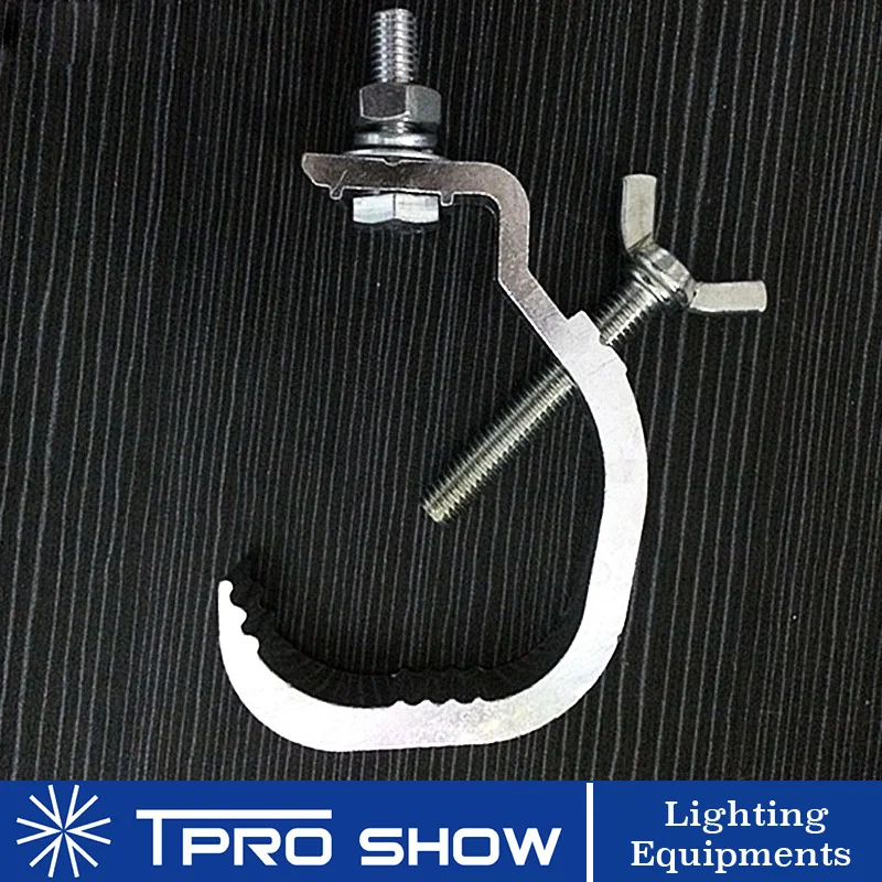 Description Picture 4 of item10Pcs Truss Lighting Clamp Mobile Stage Mounting Hook Claw LED DJ Equipment Effect Machine Holder Bracket Tube Suport Accessory