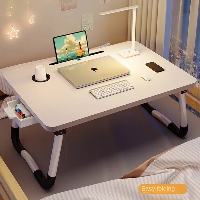 Computer Foldable Desk, Bed Small Table, Dormitory Student, Upper and Lower Bed Study Desk, Bede Stool, Notebook Stand 2