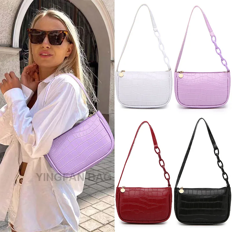 

Fashion Exquisite Shopping Bag Retro Casual Women Totes Shoulder Bags Female Leather Solid Color Chain Handbag for Women 2023