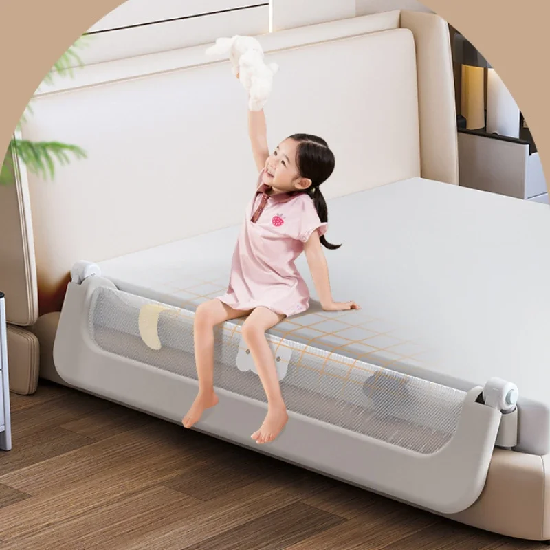 IMBABY Bed Guardrail U-shaped Base Baby Safety Bed Barrier Anti-Fal Safety Rails Bedroom Protection Crib Bumpers Beds Fence