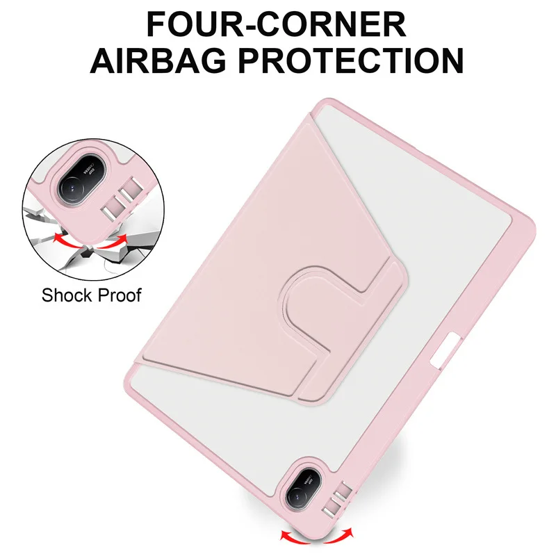 360° Rotating Magnetic Acrylic Tablet Case for Huawei MatePad SE 11 Inch