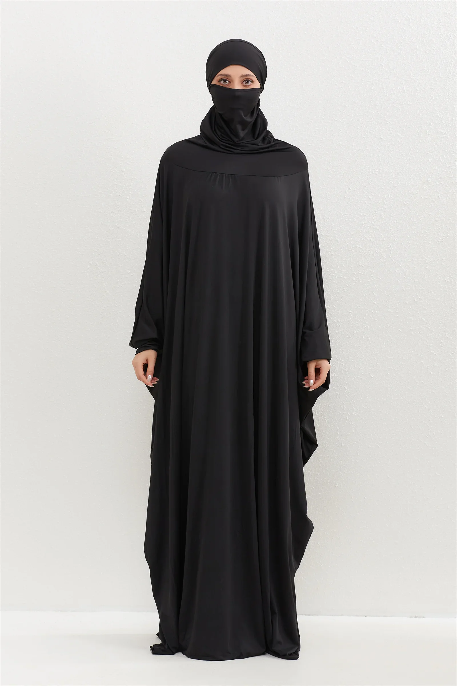 Hooded Muslim Prayer Abaya Dress S792ddf1e0eb540df92ed2b27779fb413k