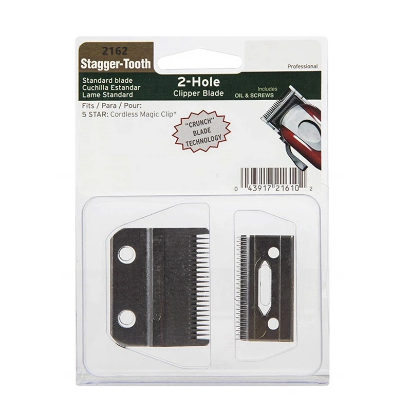 Professional Replacement 2-Hole Clipper Blade barber hair clipper blade Compatible With Wahl 5 Star Cordless Magic Clip 8148 Hair Clippers #2162