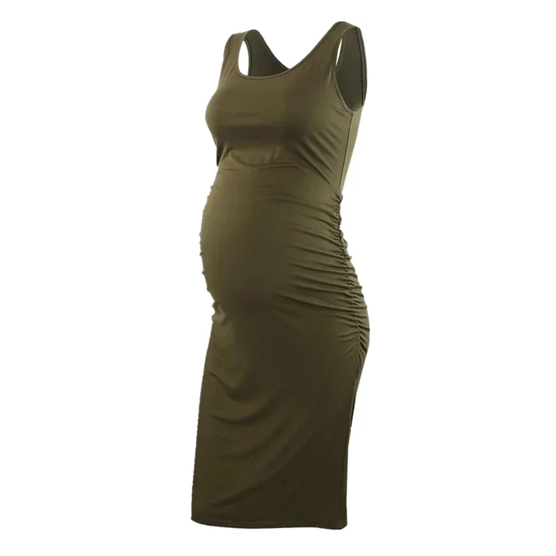 Women Short Sleeve Maternity Dresses for Casual Pregnancy Shower Home with womens dresses