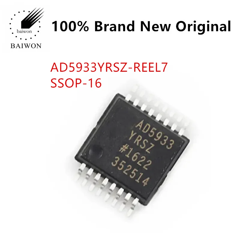 

100% Original Direct AD5933YRSZ-REEL7 AD5933 SSOP-16 ADC Digital-To-Analog Converter Chip IC
