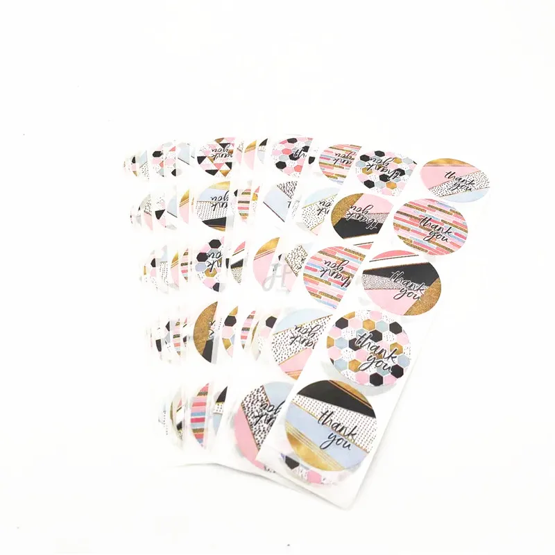 100PCS "Thank You for Your Order" Sticker Labels Wedding Birthday Party Stickers Gift Box Packaging Seals Sticker Self-adhesive