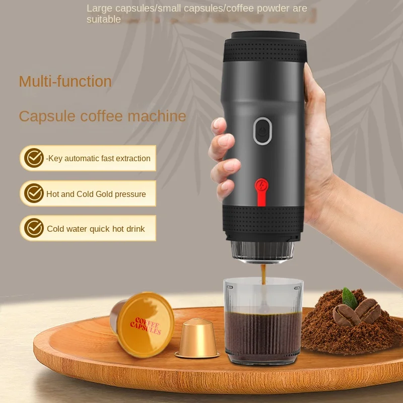 Portable Fully Automatic Espresso Capsule Coffee Machine For Large and Small Capsules Of Coffee Powder Electric Coffee Machine 1