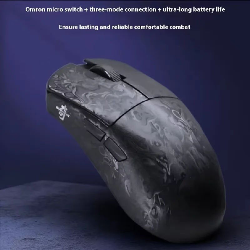 新型IPI Qi Proゲーミングマウス カーボンファイバー 3モード 2.4G