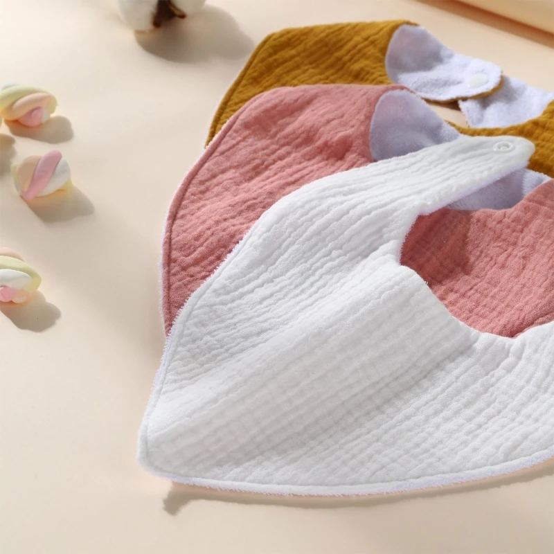 Stylish & Practical Baby Spit Up Bibs Easy to Clean & Functional Baby Bibs 4
