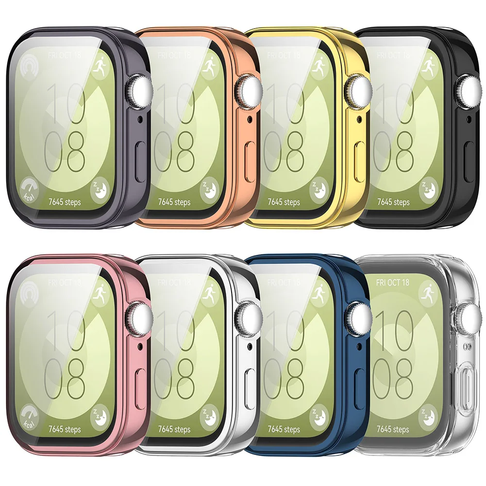 화웨이 워치용 TPU 케이스, Fit 3 스마트 워치 전체 보호 커버, 범퍼 Fit3 스크린 보호대 쉘 프레임, Ultra 2
