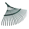 Fan-sahped Rake Head Replacement Garden Rake Head 22 Teeth Carbon Steel Garden Cleaning Rake Professional Garden Tool Q84D 4