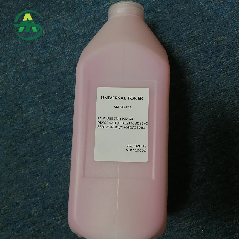 

1 кг MX60 Тонер-порошок для Sharp MX C2621R C3121 C3081 C3581 C4081 C5081 C6081 импорт новый Пурпурный оригинальное качество
