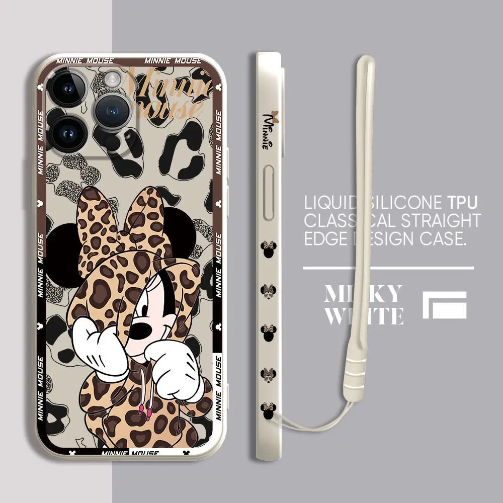thumbnail image 1 of Funda de silicona suave para teléfono móvil Apple, carcasa de Mickey y Minnie Mouse para iPhone 13 Pro, 8, 7, 12 Mini, XR, 14, ProMax, 11, SE, XS, Max, 15 Plus, 1 of 5