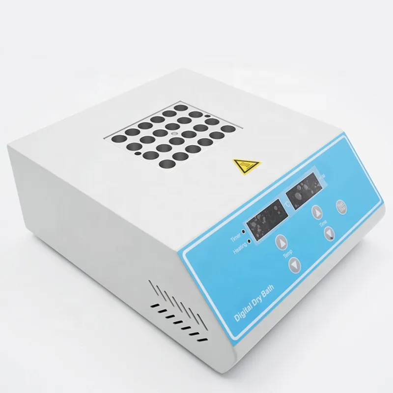 DH100-2 Laboratory PCR Sample Electric Heating Dry Bath High Temperature Thermostat Metal Block Heater Incubator with 2 Blocks