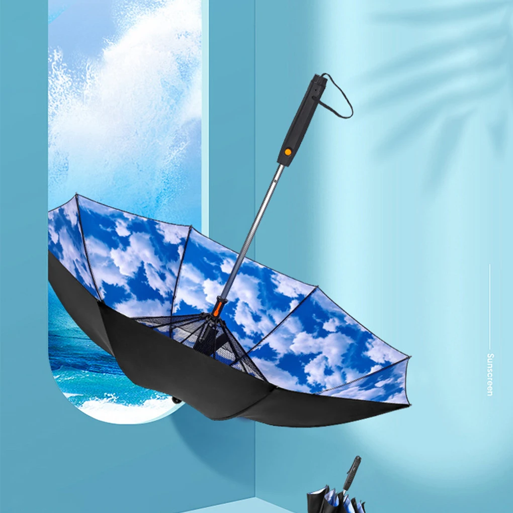 Long Handle Umbrella Women UV Protection Durable Materials Portable Umbrella