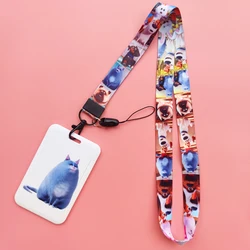 Lovely Pets Lanyard & ID Card Holder with Animal Designs - Badge Holder Neck Strap and Key Chain (Lanyard Card Holder)