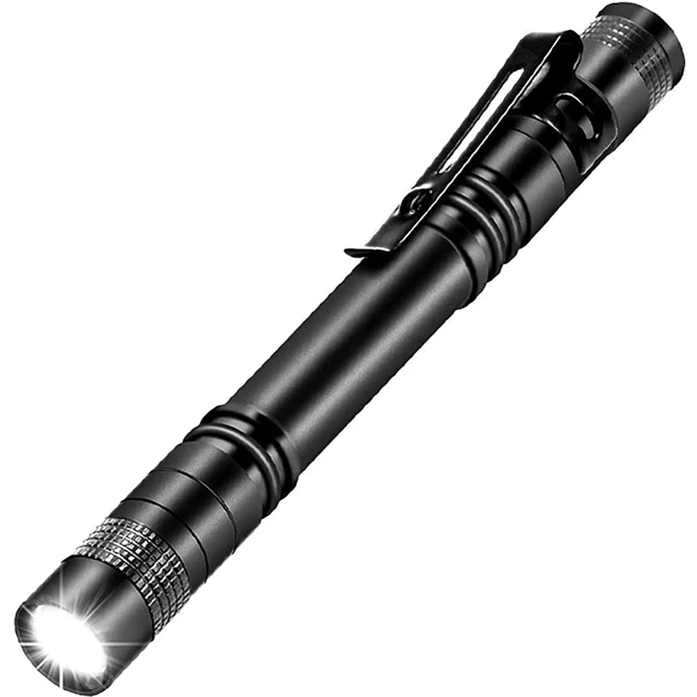 Hatori Super Small Mini LED Flashlight Battery-Powered Handheld Pen Light  Tactical Pocket Torch with High Lumens for Camping, Ou