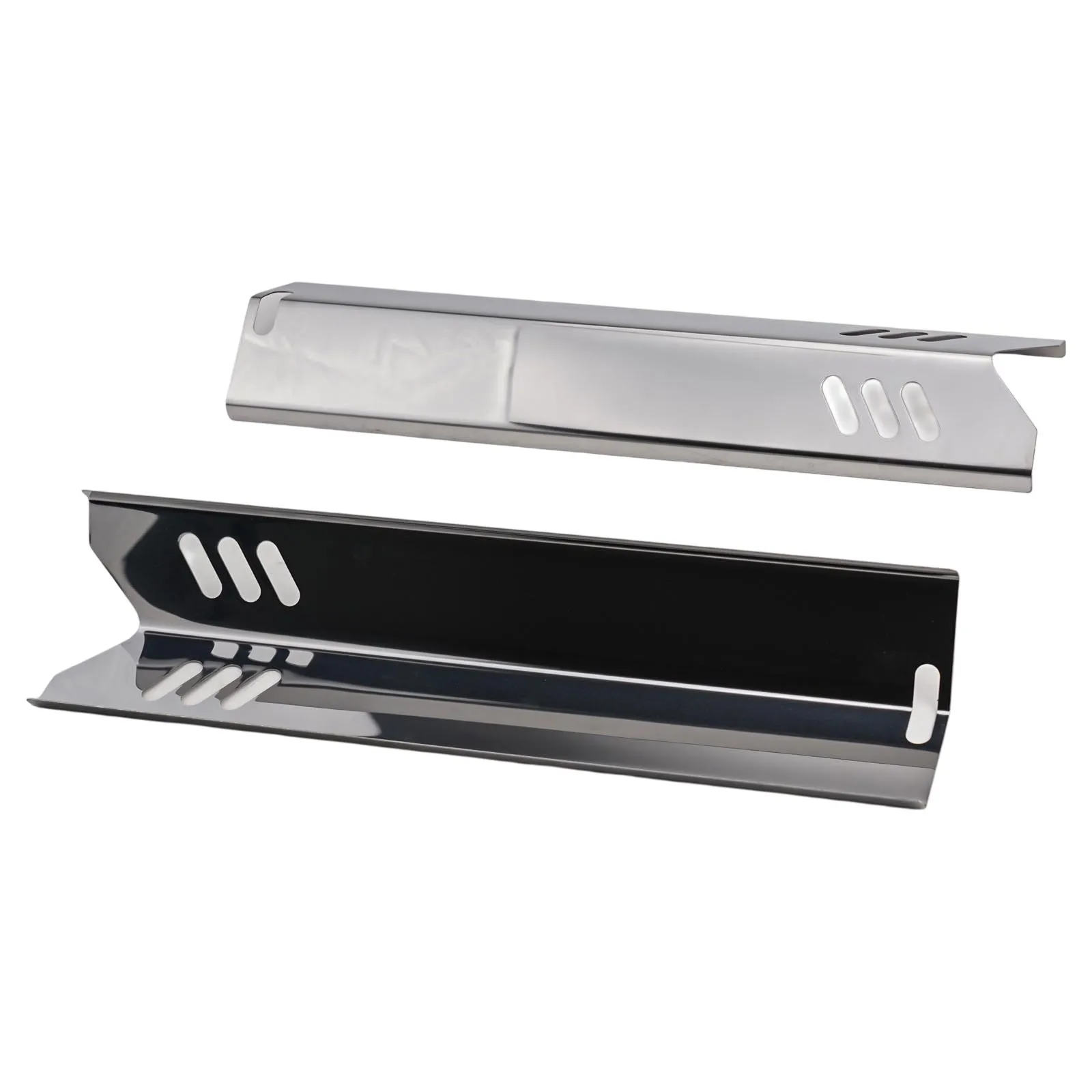4Pcs Stainless Steel Heat Plate Burner Cover Heat Tents For BBQ Gas Grill Bar Outdoor BBQ Tools Barbecue Replacement Parts