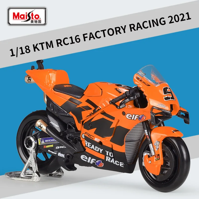 Maisto 1:18 Toro Rosso Ktm Equipe Moto Gp Rc16 Fábrica Corrida