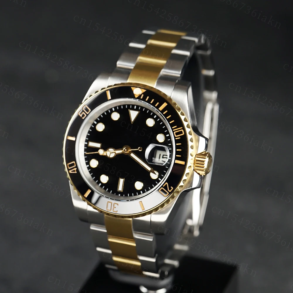 2022 Fashion New 40mm Men's Leisure Sports Sapphire Mirror Stainless Steel Material Waterproof Automatic Mechanical Watch