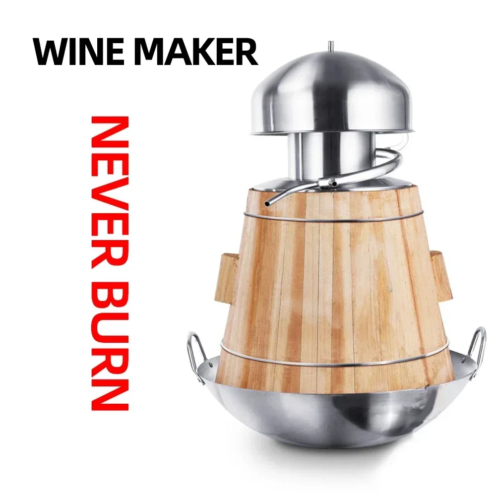 Household Wine Distillation Steamer Automatic Brewing Making Machine Anti-stick Pot Destilateur Alambic. 2