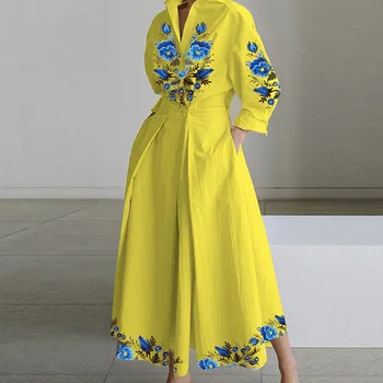 Temitope Long Sleeve Pockets  Dress
