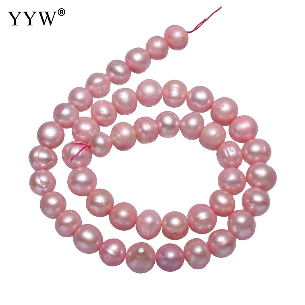 

9-10mm A Grade Natural Baroque Freshwater Pearl Beads Beads Bulk Purple Pearls Hole 0.8mm Jewelry Making For Bracelet Necklace