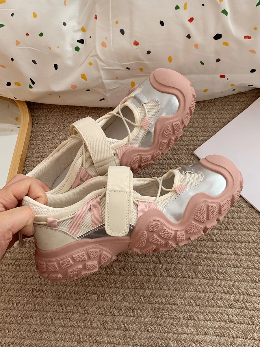 

Shoes 2024 Fashion Women's Shallow Mouth Female Footwear Clogs Platform Casual Sneaker All-Match Summer Modis Dress New Creepers