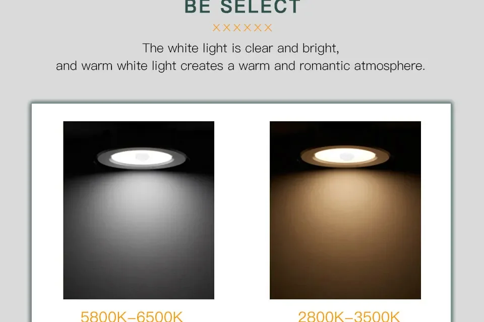 PIR Motion Sensor LED Spot Light 8