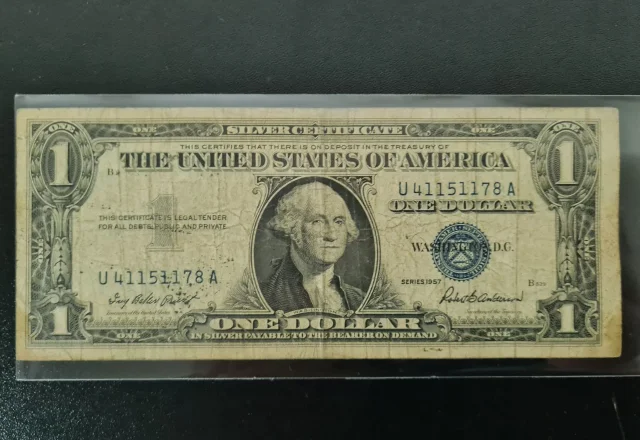 1957 America 1 dollar Original Notes G-UNC (Fuera De uso Ahora  Collectibles) - AliExpress
