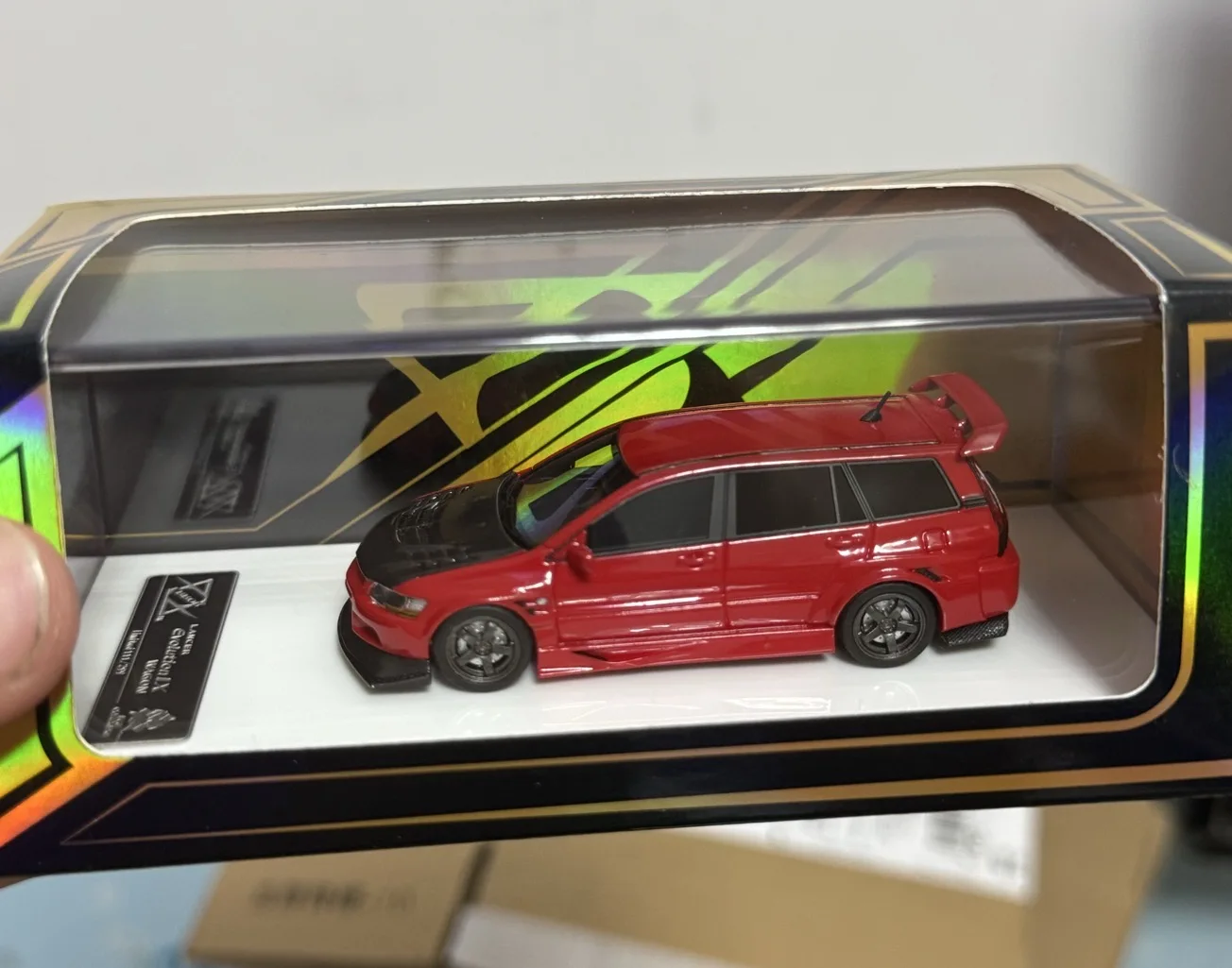 Error 404 1:64 EVO Lancer Evolution 9 IX Yellow Wagon resin