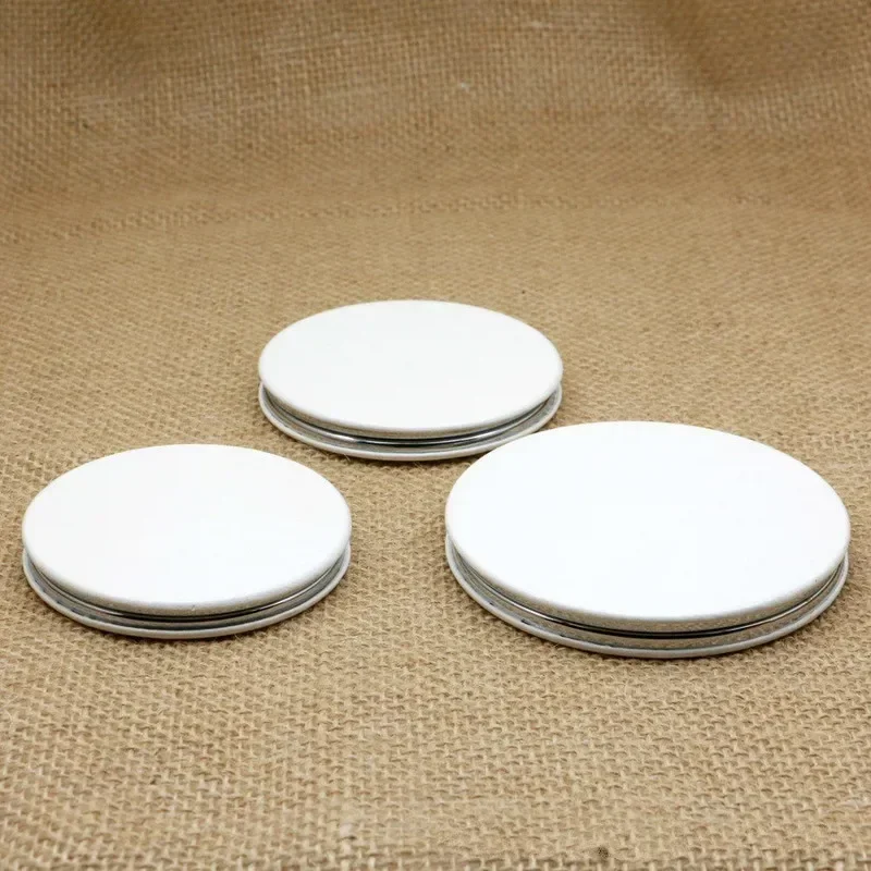 1pcs White Folding Double-sided Without Cartoons Makeup Mirrors Foldable Pocket Makeup Mirror Women Girls Beauty Cosmetic Mirror