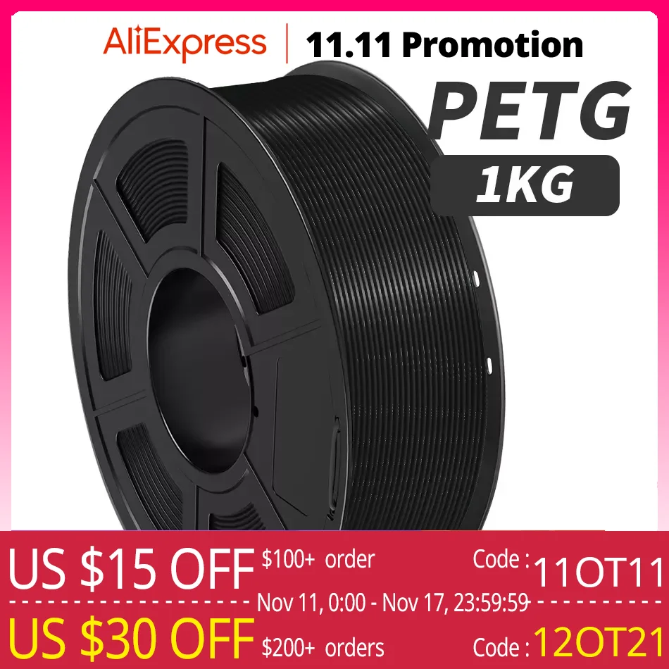 Petg Filament 1.75mm 1kg/0.5kg With Spool Good Quality Plastic Petg 3d  Printing Filament High Strength 3d Printer Filament - 3d Printing Materials  - AliExpress