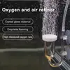 Glass Oxygen Refiner Aquarium CO2 Diffuser Air Stone Fish Tank Bubble Diffuser with 2 Suction Cup 1Stop Valve 1 Regulating Valve 3