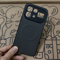 Carbon Fiber Magnetic Protective Phone Case - Soft Silicone & TPU Cover for Infinix Note 60 (GRAY)